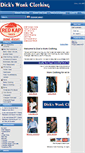 Mobile Screenshot of dicksworkclothing.com